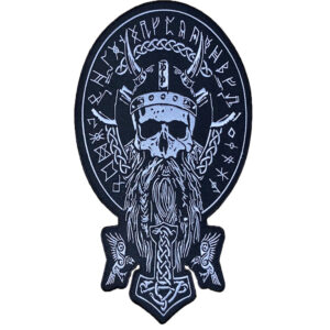 Odin Large Motorcycle Vest Back Patch